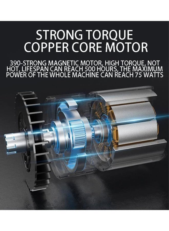 فرشاة تنظيف كهربائية دوارة - فرشاة تنظيف لاسلكية قابلة لإعادة الشحن بسرعتين مع مقبض تمديد قابل للتعديل، 7 رؤوس فرشاة في 1، مقاومة للماء بمعيار IPX7، منظف للاستحمام والبلاط بزاوية 360 درجة - Image 2